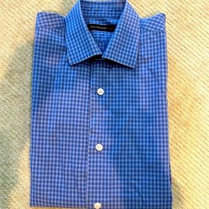 John Varbatos USA boys sz 10 button down plaid